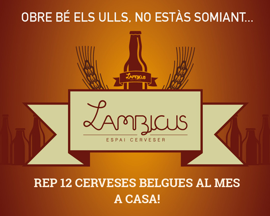 Club Lambicus - Rep 12 cervesas belgues al mes a casa!