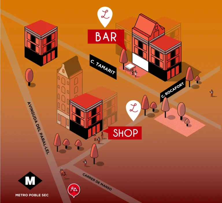 Ubicació Lambicus Bar i Lambicus Shop
